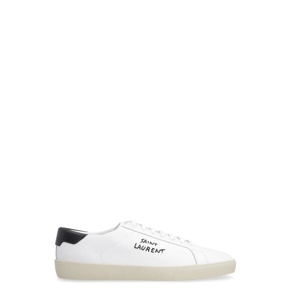 Men's White Leather Sneakers for FW22 - Picture 1 of 4
